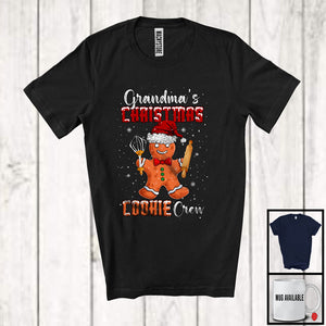 MacnyStore - Grandma's Christmas Cookie Crew; Adorable X-mas Santa Gingerbread; Baking Baker Family Group T-Shirt