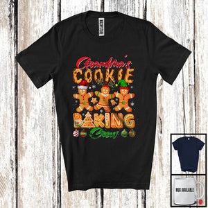 MacnyStore - Grandma's Cookie Baking Crew; Amazing Christmas Three Gingerbreads; Pajama Family Group T-Shirt