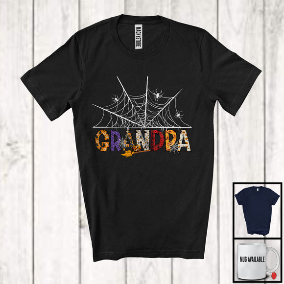 MacnyStore - Grandpa, Scary Halloween Costume Spider Pumpkins Lover, Matching Family Group T-Shirt
