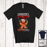 MacnyStore - Grandpa's Christmas Cookie Crew; Adorable X-mas Santa Gingerbread; Baking Baker Family Group T-Shirt