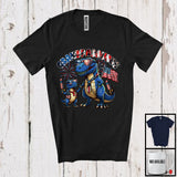 MacnyStore - Grandpasaurus, Humorous 4th Of July Grandpa T-Rex Dinosaur, American Flag Patriotic Group T-Shirt