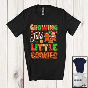 MacnyStore - Growing Two Little Cookies; Fantastic Christmas Gingerbread Pregnancy Announcement; Baker T-Shirt