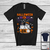 MacnyStore - Halloween Mode On, Adorable Halloween Costume Witch Ghost Lover, Matching Family Group T-Shirt