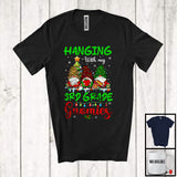 MacnyStore - Hanging With My 3rd Grade Gnomies; Wonderful Christmas Three Leopard Plaid Gnomes; Family T-Shirt