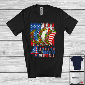 MacnyStore - Happy 4th Of July, Amazing Independence Day American Flag Taco, Food Lover Patriotic T-Shirt