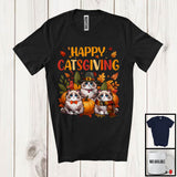 MacnyStore - Happy Catsgiving; Wonderful Thanksgiving Ragdoll Cat Owner; Fall Leaf Pumpkin T-Shirt