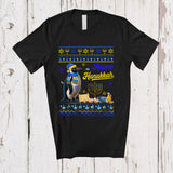 MacnyStore - Happy Hanukkah; Adorable Chanukah Penguin With Menorah Lover; Sweater Family Group T-Shirt