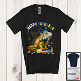 MacnyStore - Happy Hanukkah; Lovely Chanukah Iguana Wearing Kippah; Wild Animal Lover Menorah Family T-Shirt