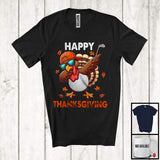 MacnyStore - Happy Thanksgiving; Awesome Thanksgiving Fall Pilgrim Turkey Golf; Sport Player Team T-Shirt