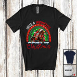 MacnyStore - Have A Weinerful Christmas; Wonderful X-mas Lights Rainbow Santa Dachshund Dog; Family T-Shirt