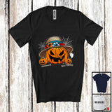 MacnyStore - Hawaiian Carved Pumpkin, Horror Halloween Costume Hawaii Women, Family Group T-Shirt