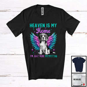 MacnyStore - Heaven Is My Home; Adorable Memory Family Beagle Owner; Matching Memorial Group T-Shirt