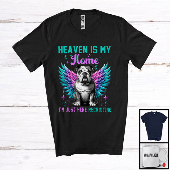 MacnyStore - Heaven Is My Home; Adorable Memory Family Bulldog Owner; Matching Memorial Group T-Shirt