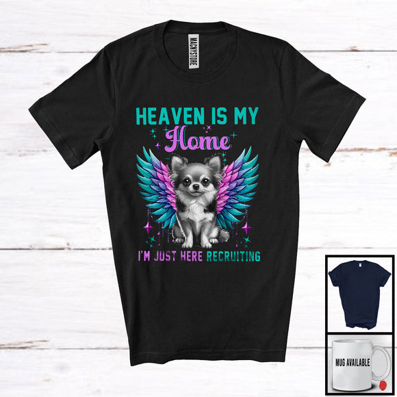 MacnyStore - Heaven Is My Home; Adorable Memory Family Chihuahua Owner; Matching Memorial Group T-Shirt