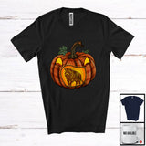 MacnyStore - Hippo In Plaid Carved Pumpkin; Awesome Halloween Wild Animal Cosplay; Family Group T-Shirt