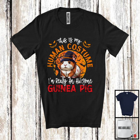 MacnyStore - Human Costume I'm Really An Awesome Guinea Pig; Lovely Halloween Costume Animal Lover T-Shirt