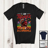 MacnyStore - I Am Thankful For Xylophones; Joyful Thanksgiving Turkey Xylophone Player; Musical Instruments T-Shirt