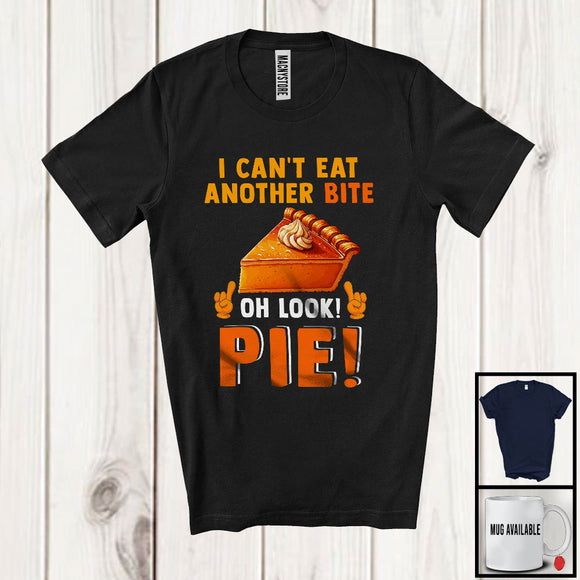 MacnyStore - I Can't Eat Another Bite Pie; Humorous Thanksgiving IT Programmer Computer Coder; Family T-Shirt