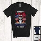 MacnyStore - I Could Sh't A Better President Than Bidunce, Sarcastic 4th Of July Bigfoot American Flag T-Shirt