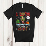 MacnyStore - I Love Being An Aunt; Wonderful Christmas Leopard Red Plaid Elf; X-mas Family Group T-Shirt