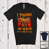 MacnyStore - I Paused My Game For Thanksgiving, Joyful Thanksgiving Game Controller, Gaming Gamer Group T-Shirt