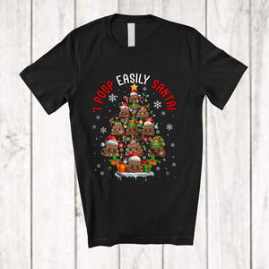 MacnyStore - I Poop Easily Santa; Fantastic Christmas Tree Poops Boy Girl; X-mas Family Group T-Shirt