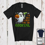 MacnyStore - I'm Just Here For Cocktail, Lovely Halloween Costume Boo Ghost Drinking Lover, Drunker Team T-Shirt