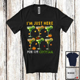 MacnyStore - I'm Just Here For The Cocktail; Humorous Thanksgiving Pilgrim Drinking Drunker; Family Group T-Shirt