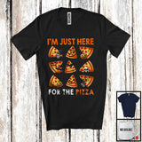 MacnyStore - I'm Just Here For The Pizza; Creepy Halloween Skull Food Lover; Family Group T-Shirt