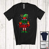 MacnyStore - I'm Not An Elf I'm Just Short; Humorous Christmas Elf Reindeer Snowing; Women Family Group T-Shirt