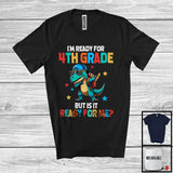 MacnyStore - I'm Ready For 4th Grade Ready For Me; Humorous Back To School T-Rex; Students Group T-Shirt