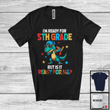 MacnyStore - I'm Ready For 5th Grade Ready For Me; Humorous Back To School T-Rex; Students Group T-Shirt