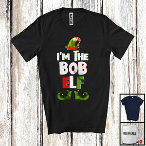 MacnyStore - I'm The Bob Elf; Wonderful Christmas Elf Costume Pajamas; X-mas Matching Family Group T-Shirt