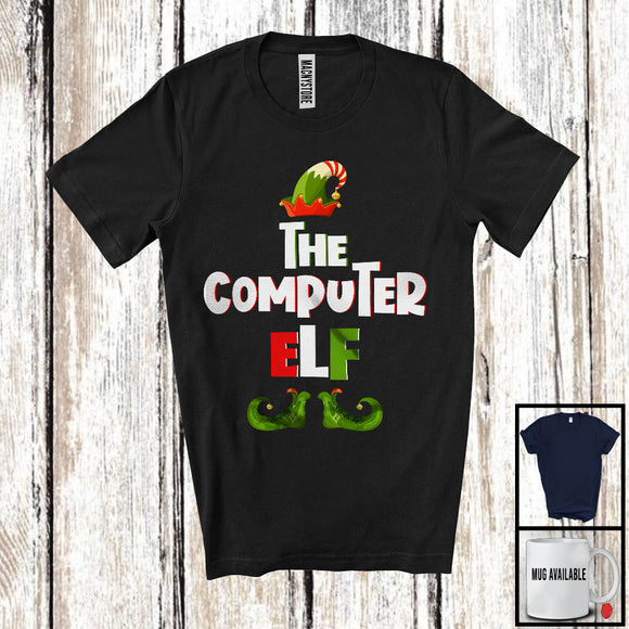 MacnyStore - I'm The Computer Elf; Wonderful Christmas Elf Costume Pajamas; X-mas Matching Family Group T-Shirt