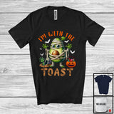 MacnyStore - I'm With The Toast; Humorous Halloween Costume Avocado Mummy; Vegan Couple Family Group T-Shirt