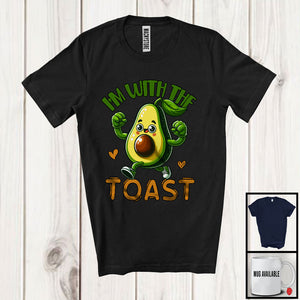 MacnyStore - I'm With The Toast, Lovely Halloween Costume Couple, Toast Avocado Fruit Healthy Lover T-Shirt