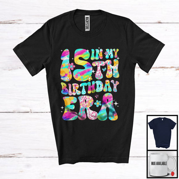 MacnyStore - In My 15th Birthday Era; Lovely Colorful 15th Old Birthday Celebration Flowers; Girls Family Group T-Shirt