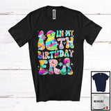 MacnyStore - In My 18th Birthday Era; Lovely Colorful 18th Birthday Celebration Flowers; Girls Family Group T-Shirt