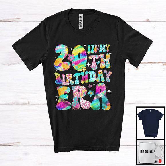 MacnyStore - In My 20th Birthday Era; Lovely Colorful 20th Birthday Celebration Flowers; Girls Family Group T-Shirt