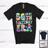 MacnyStore - In My 50th Birthday Era; Lovely Colorful 50th Birthday Celebration Flowers; Girls Family Group T-Shirt