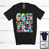 MacnyStore - In My 60th Birthday Era; Lovely Colorful 60th Birthday Celebration Flowers; Girls Family Group T-Shirt