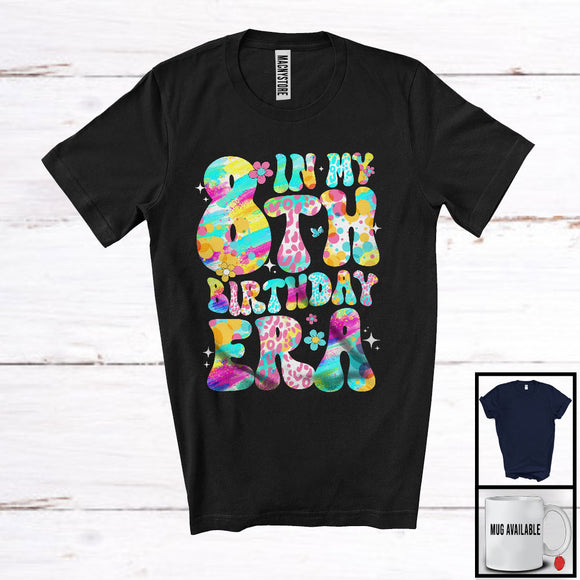 MacnyStore - In My 8th Birthday Era; Lovely Colorful 8th Old Birthday Celebration Flowers; Girls Family Group T-Shirt