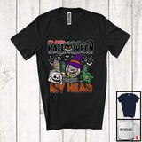 MacnyStore - It's Always Halloween Inside My Head; Horror Witch Mummy Zombie Baseball Squad; Sport Player T-Shirt