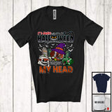 MacnyStore - It's Always Halloween Inside My Head; Horror Witch Mummy Zombie Football Squad; Sport Player T-Shirt