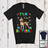 MacnyStore - It's My Birthday; Adorable Birthday Party Celebration Labrador Retriever Owner Lover; Family T-Shirt