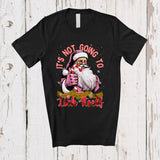 MacnyStore - It's Not Going to Lick Itself; Sarcastic Christmas Candy Cane Pink Santa Adult; Family Group T-Shirt