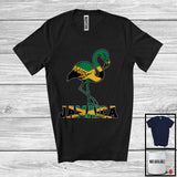 MacnyStore - Jamaica; Adorable Flamingo Lover Jamaican Boys; Matching Proud Family Group T-Shirt