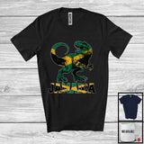 MacnyStore - Jamaica; Adorable T-Rex Lover Jamaican Boys; Matching Proud Family Group T-Shirt