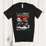 MacnyStore - Jolliest Bunch Of 2nd Grade This Side Of The Hallway; Merry Christmas Santa On Monster Truck T-Shirt