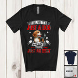 MacnyStore - Just A Dog You're Just An Idiot; Sarcastic Paws Beagle Owner Lover; Family Group T-Shirt